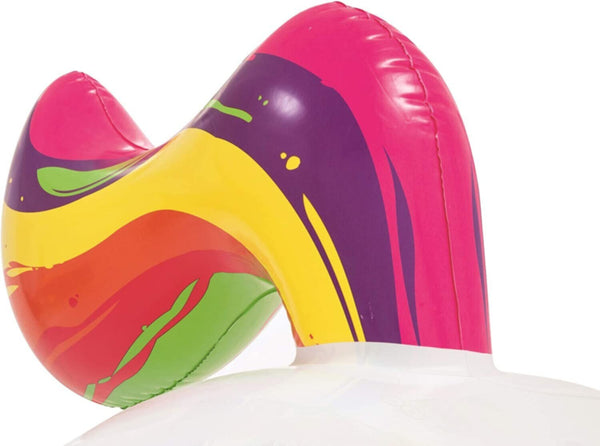 BESTWAY | Float N Fashion Supersized Unicorn Ride-On Pool Floats 7'4" x 64.5"/2.24m x 1.64m | BES115TOY00969