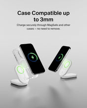 BELKIN | Fast Charge 2 In 1 Magnetic Foldable Qi2 Charger 15W White  | TE0221624