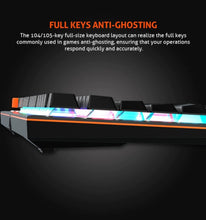 MEETION | Colorful Adjustable Rainbow Backlight Mechanical Gaming Keyboard | MT-MK500