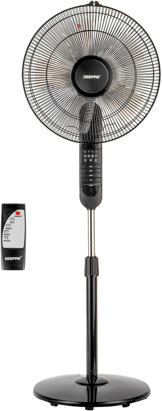 GEEPAS | 16" Stand Fan with Remote Control | GF9489