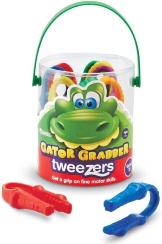 LEARNING RESOURCES UK| Gator Grabber Tweezers (Set Of 12) (2+ Years) | LER2963