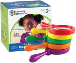 LEARNING RESOURCES UK| Primary Science Jumbo Magnifiers (Set Of 6) (3+ Years) | LER2774