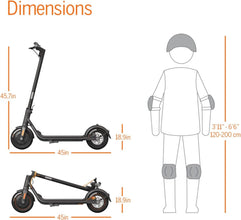 SEGWAY | F40E Ninebot Kickscooter Foldable Electric Scooter for 14+ Years  | S22AA00001200