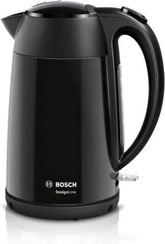 BOSCH | DesignLine 1.7Ltr Kettle Stainless Steel Black | TWK3P423GB
