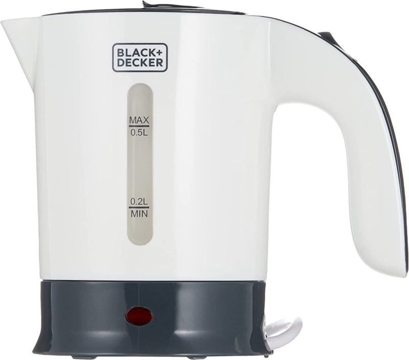 BLACK + DECKER | 0.5-litres Electric Travel Tea Kettle 650W | TR250JA-B5
