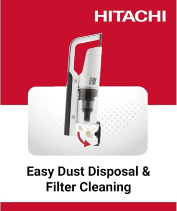 HITACHI | PV X90N PWH Cordless Stick Vacuum Cleaner 250W | HITCAPVCU00071