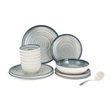 ROYALFORD | 20Pc Melamine Dinner Set break resistant Blue | RF12512