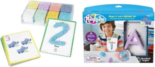 LEARNING RESOURCES UK| Playfoam Shape & Learn Numbers Set (3+ Years) | EI-1918