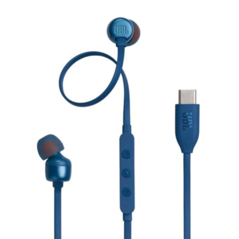 JBL| T310CUSB-C Blue Wired Hi-Res In-Ear Headphones | 301001000000620