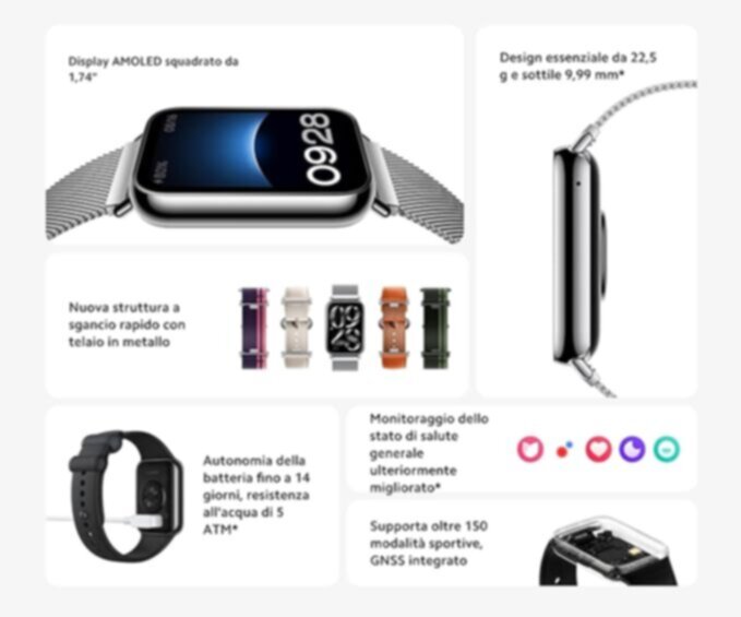 MI | Smart Band 8 Pro Black | BHR8017GL