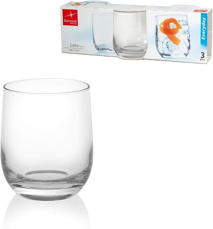 BORMIOLI ROCCO | Glassia Juice Glass 19.5CL 3Pcs Set | BRC103HHL00006