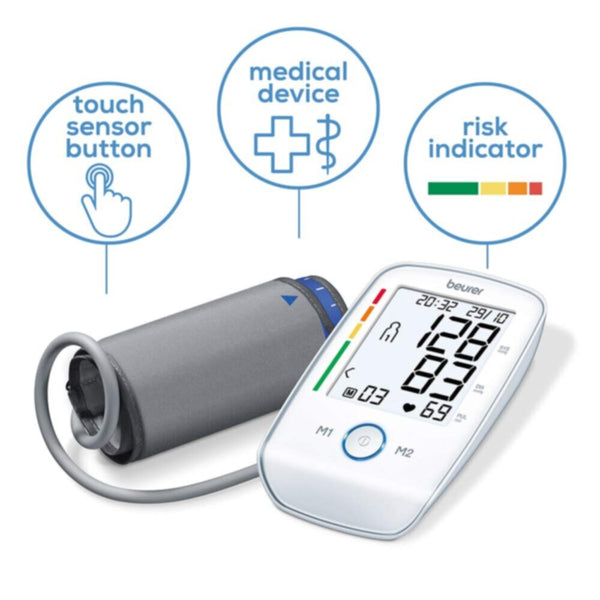 BEURER | Upper Arm Blood Pressure Monitor Touch Screen | BM 45