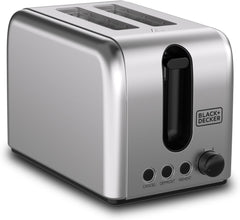 BLACK+DECKER | Two Slice Stainless Steel Toaster 1050W | ET244-B5