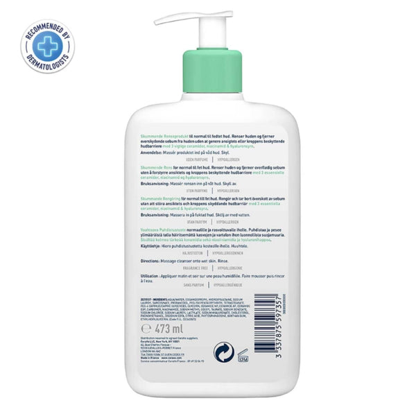 CERAVE | Foaming Cleanser For Normal To Oily Skin 473ml