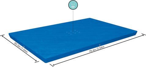BESTWAY | Rectangle Pool Cover for Above Ground Pools 2.24mx1.5m | BES115TOY01903