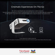 VIEWSONIC | Smart LED Portable Projector with Harman Kardon Speakers | M1+_G2