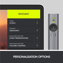 LOGITECH | Spotlight Advanced Wireless Presentation Remote Silver |