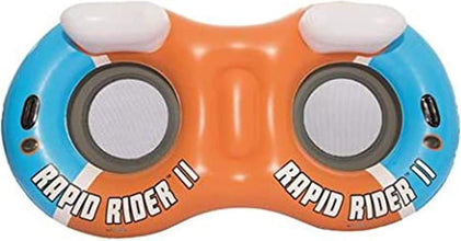 BESTWAY | CoolerZ X2 Two Person Rapid Rider Inflatable River Lake Pool Tube Float 251x132cm | BES115TOY01757