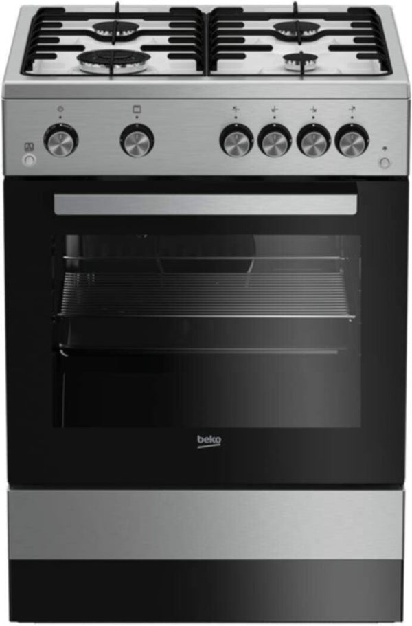 BEKO | Freestanding Gas Cooker 60 cm 4 Burners | FSGT61121DXL