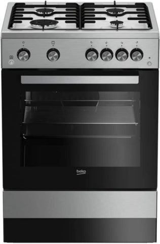 BEKO | Freestanding Gas Cooker 60 cm 4 Burners | FSGT61121DXL