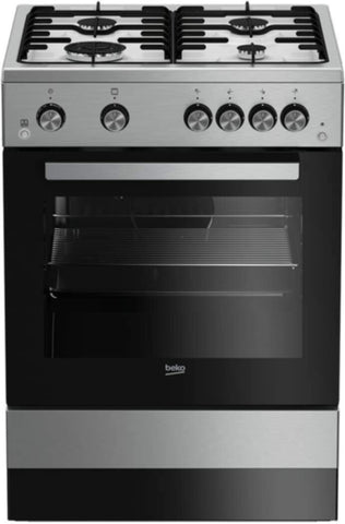 BEKO | Freestanding Gas Cooker 60 cm 4 Burners | FSGT61121DXL
