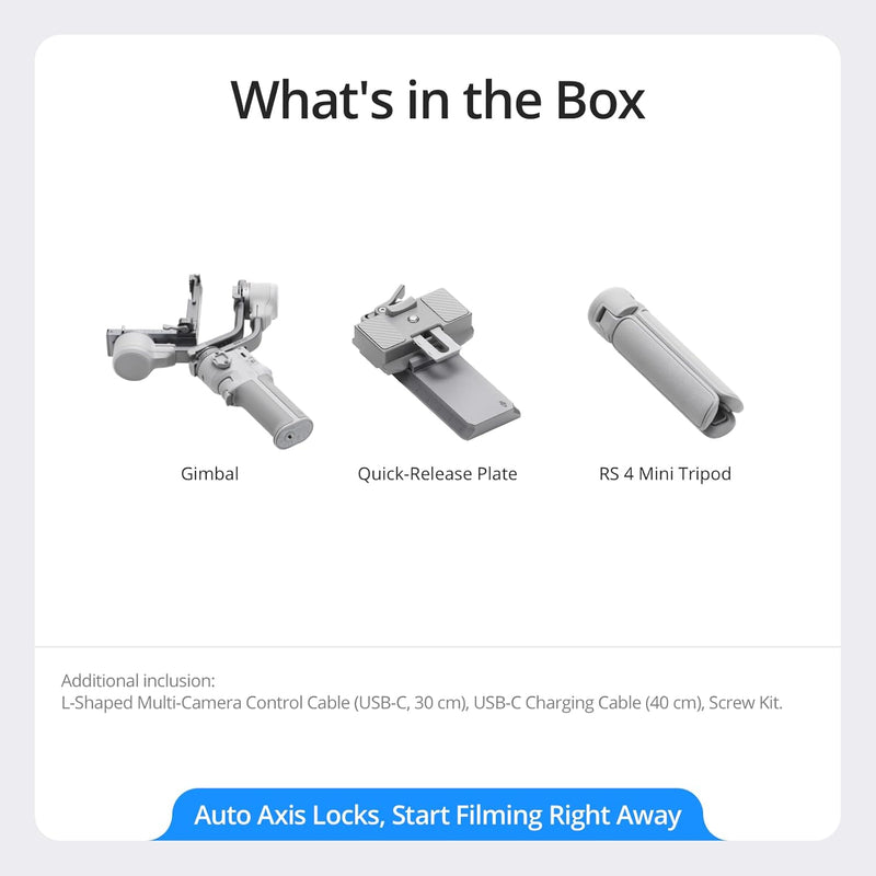 DJI | RS4 Mini Camera Gimbal Stabilizer