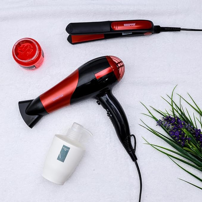 GEEPAS | Hair Dryer & Hair Straightener Combo | GHF86036