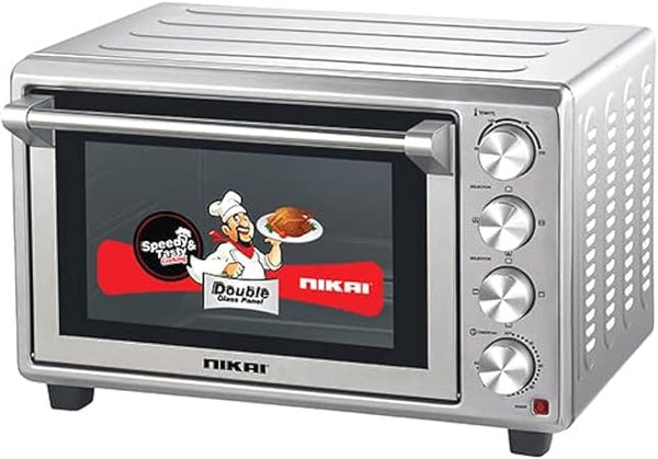NIKAI | Electric Oven With Rotisserie And Convection 50 L 1800 W Silver | NT5201RCAX1