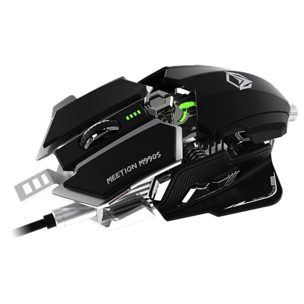 MEETION | RGB Programmable Mechanical Gaming Mouse Black | MT-M990S