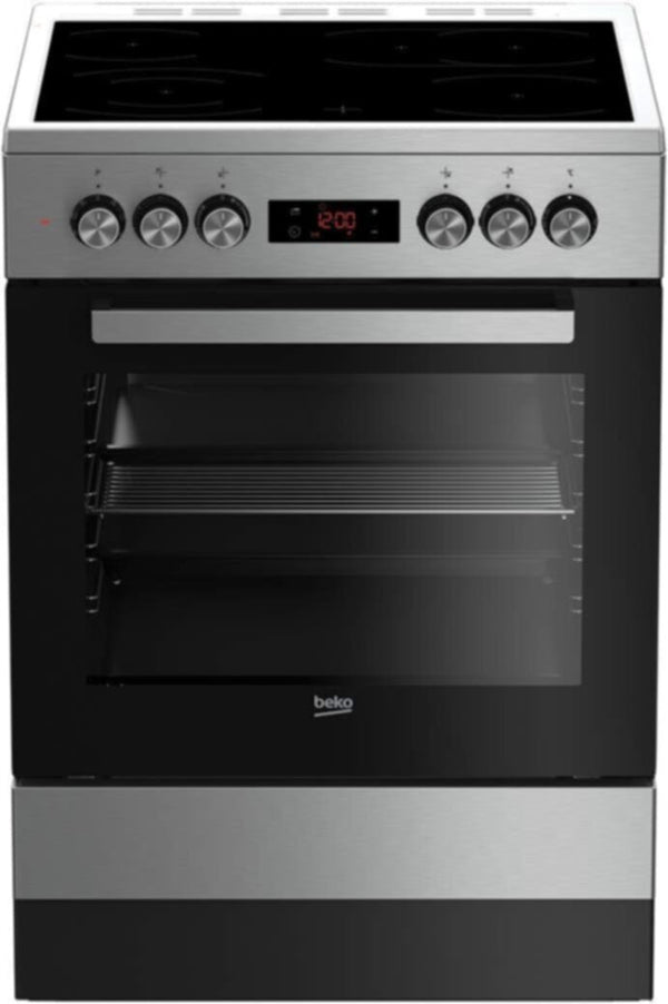 BEKO | 4 Cooking Zones Ceramic Electric Cooker 60 x 60 cm | FSM67320GXS