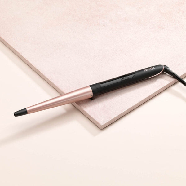 BABYLISS | Rose Quartz Conical Barrel Hair Curling Iron 6 Temp | C454SDE