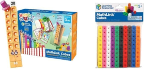 LEARNING RESOURCES UK| Mathlink Cubes Numberblocks 11-20 Activity Set (3+ Years) | LSP0950-UK