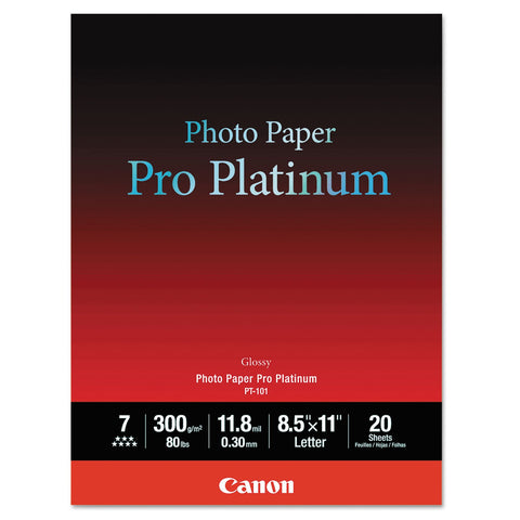 CANON | PT101 Pro Platinum Photo Paper A3 20 Sheets