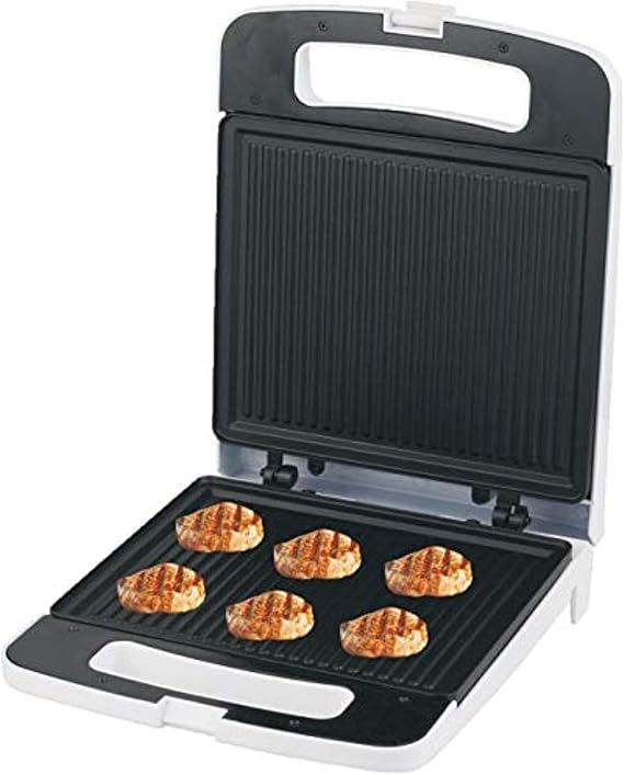 GEEPAS | 4-Slice Stainless Steel Grill Maker | GGT671