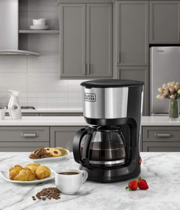 BLACK + DECKER | 8-10 Cup Coffee Maker With Glass Carafe 750W | DCM750S-B5