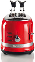 ARIETE | Moderna Range 2 Slices Red Toaster with Pliers 685-815W | 149