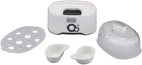 BLACK + DECKER | 6 Piece Egg Cooker White | EG200-B5