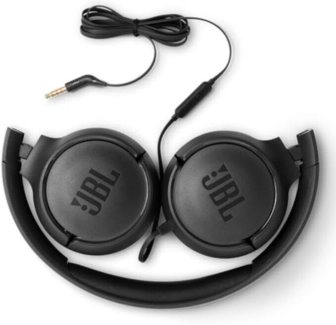 JBL|  T500 Black On Ear Wired Headphone | 301001000000405