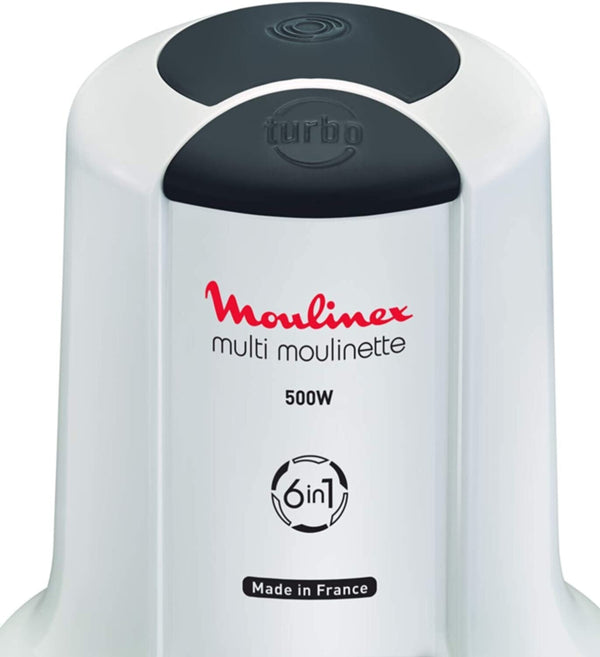 MOULINEX | Multi Moulinette Chopper 6 in 1 2 Blade 500W | AT723127