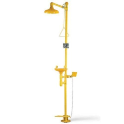 VAULTEX | 6250 GI Galvanized Iron Safety Shower & Eyewash Station