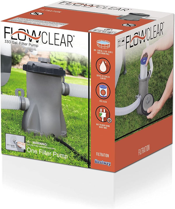 BESTWAY | Flowclear Filter Float Inflatable Furniture Pump 330gal | BES115TOY01923