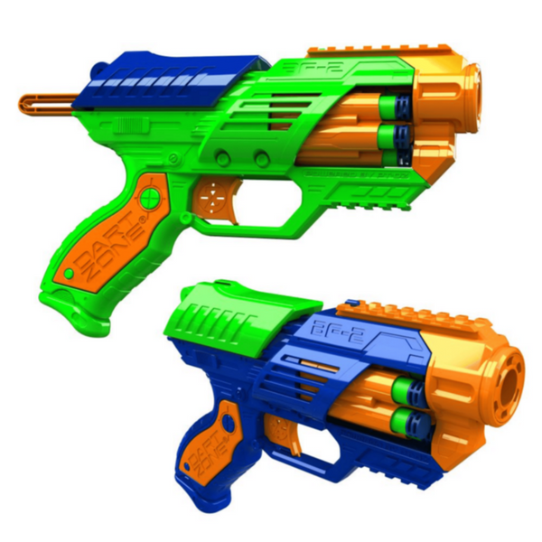 TOYPRO | Dart Zone Blitzfire X2 Value Blaster 2pck | 6359-1-EU