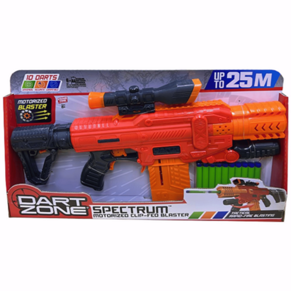 TOYPRO | Dart Zone Spectrum Motorized Clip Fed Blaster | 6374-EU-R