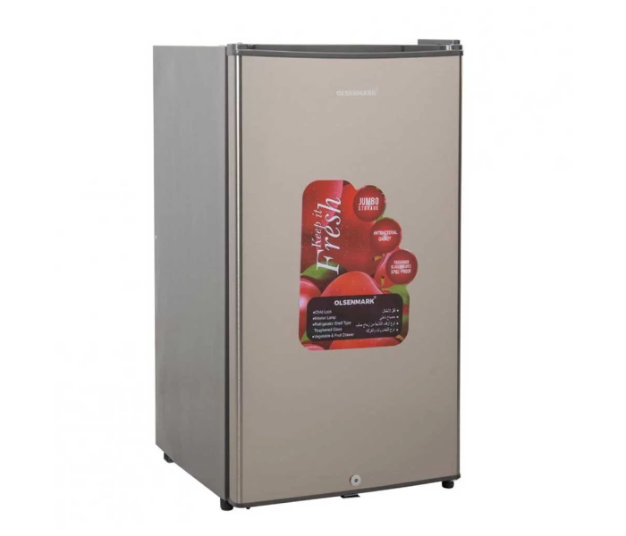 OLSENMARK | 110 Litre Single Door Refrigerator - Pale Gold | OMRF5001