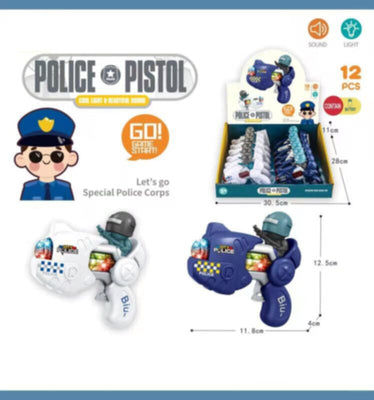 NTOYS | Bo Sound Gun W Sound Light 3Ag13 Batteries 12Pcs Display Box 3Colours | 48200780