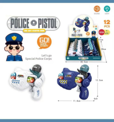 NTOYS | Bo Sound Gun W Sound Light 3Ag13 Batteries 12Pcs Display Box 3Colours | 48200780
