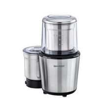 SHARP | Wet And Dry Stainless Steel Grinder With Chopper 200W | EM-GP21-S3