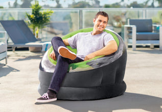 INTEX | Empire Chair Indoor / Outdoor Inflatable Lounger - Green | 42168581