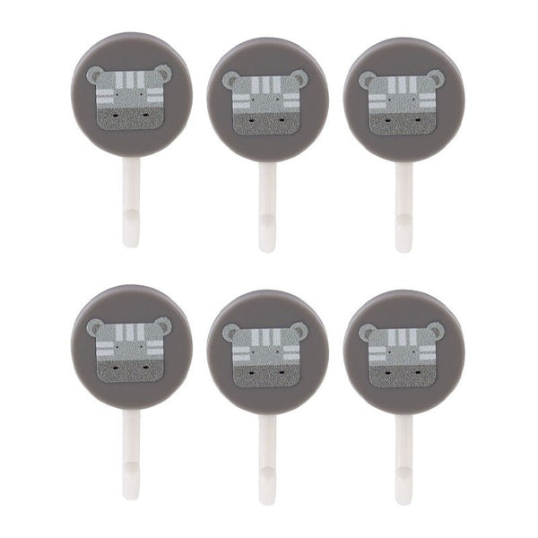 EPSILON | 6 Pcs Adhesive Hook Maximum Capacity 1KG Hook For Clothes Hats Scarves Kitchen Supplies | EPS1310