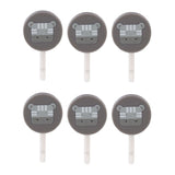 EPSILON | 6 Pcs Adhesive Hook Maximum Capacity 1KG Hook For Clothes Hats Scarves Kitchen Supplies | EPS1310